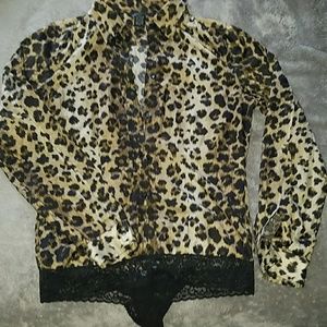 Leopard bodysuit